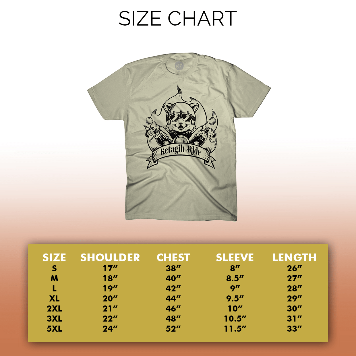KR06 OLD SCOOL SIZE CHART