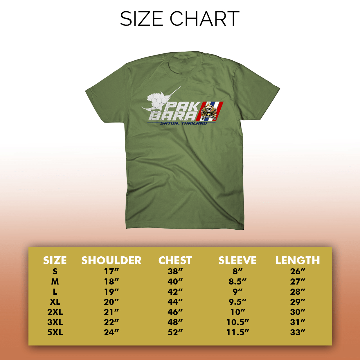 PAK BARA SIZE